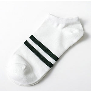 10pcs=5pairs Men's Socks Cotton Stripe B