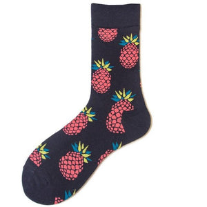 Strawberry Cherry Pear Apple Lemon Pineapple Fruit Socks