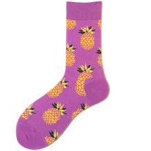 Load image into Gallery viewer, Strawberry Cherry Pear Apple Lemon Pineapple Fruit Socks