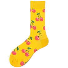 Load image into Gallery viewer, Strawberry Cherry Pear Apple Lemon Pineapple Fruit Socks
