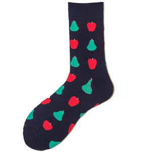 Strawberry Cherry Pear Apple Lemon Pineapple Fruit Socks