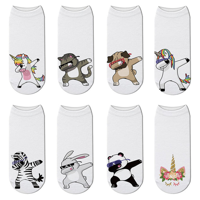 Zebra Cotton Socks