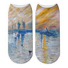 Load image into Gallery viewer, Classic Oil Painting Sock 3D Printed Socks Women Van Gogh Art