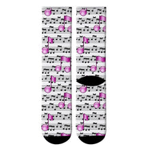 Load image into Gallery viewer, Printed Poker Card Crew Socks Men Crazy Funny