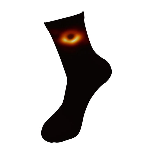 Black Hole Crew Socks Men